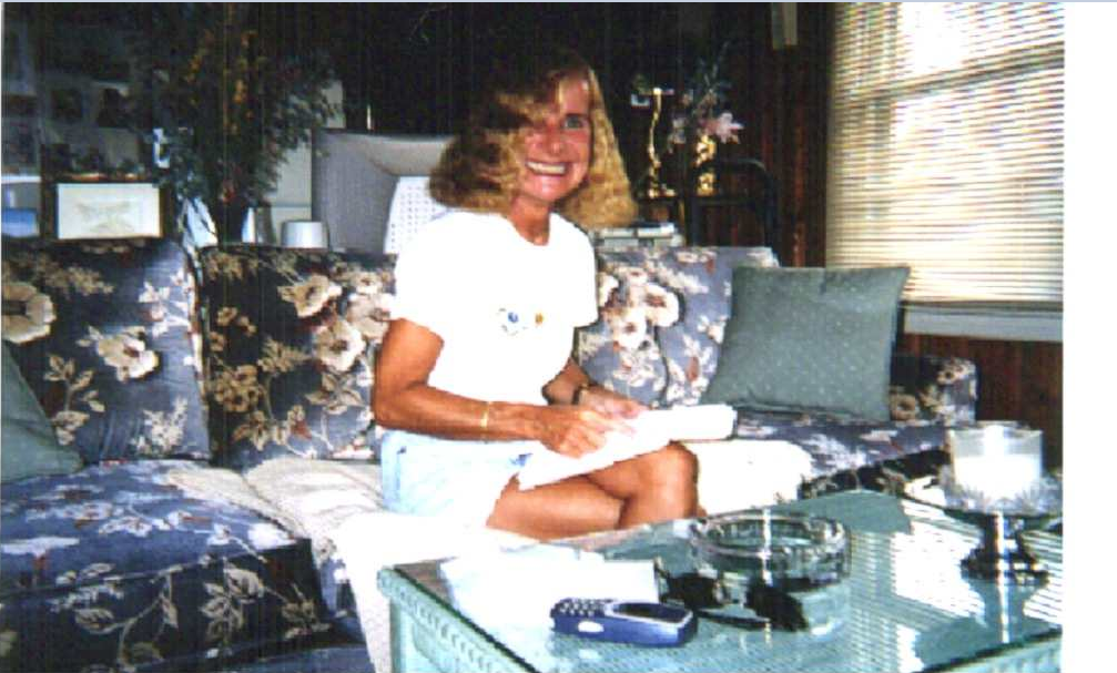 Photo of Melanie Mills at home in Myrtle Beach SC